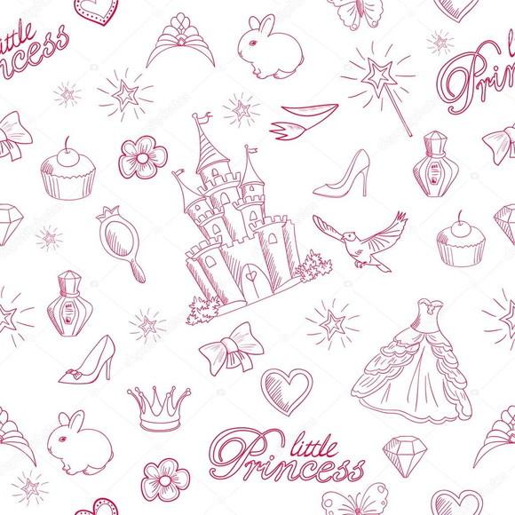 Papel de parede Princesas 300x58cm