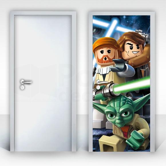 Adesivo Porta Lego star wars