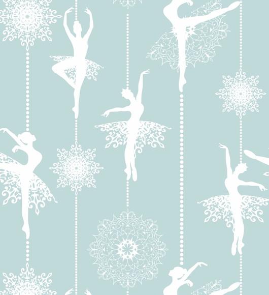Papel de parede Bailarina Verde claro