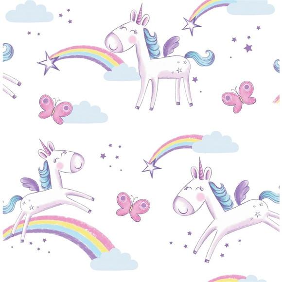 Papel de parede Unicórnio Decor03