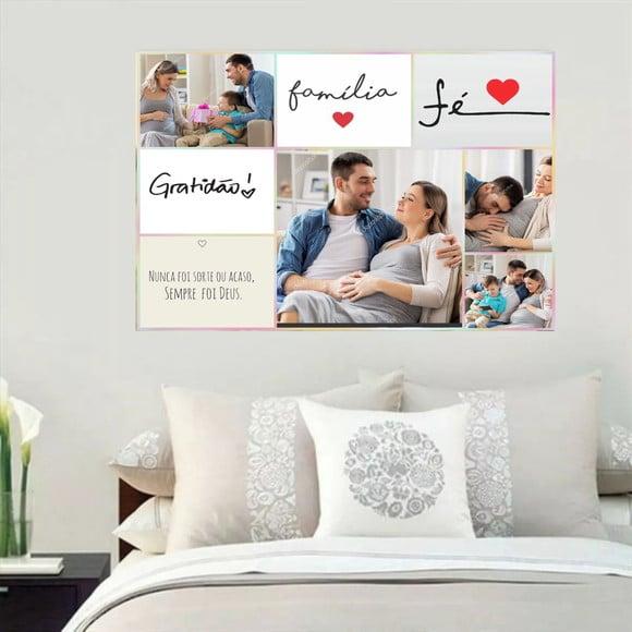 Foto Painel Adesivo 100x68 Cm Família Personalizado