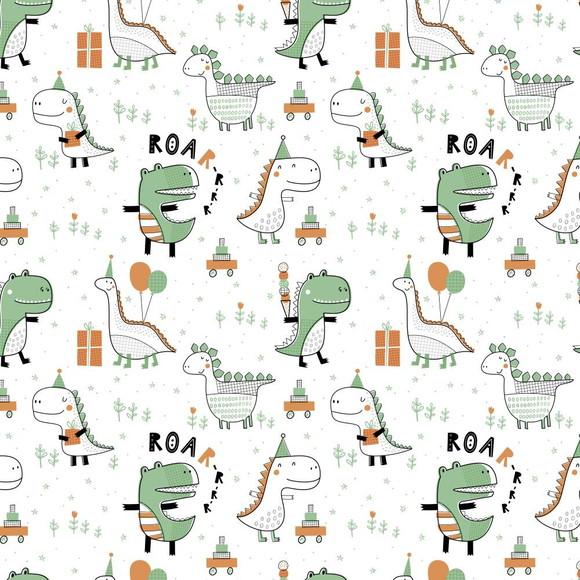 Papel de parede Dinossauros Baby Decor 25
