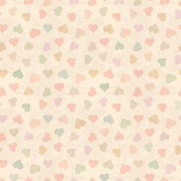 Papel de parede coração Decor 33