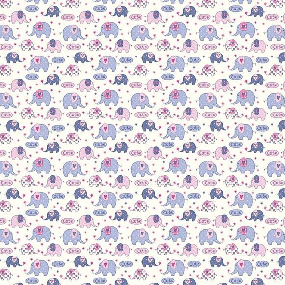 Papel de parede Elefante Lilas