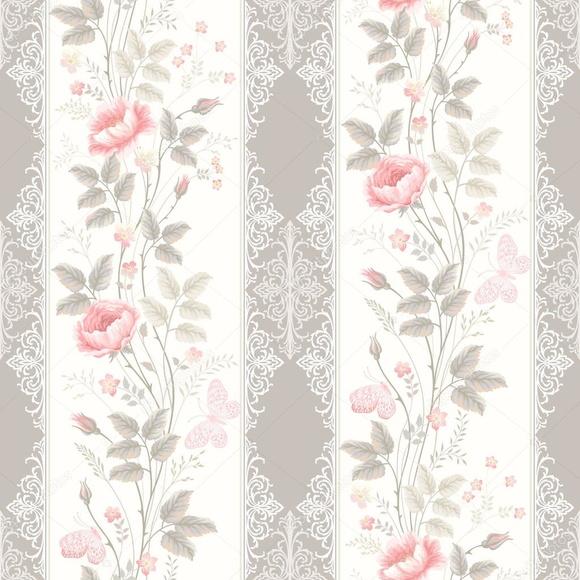 Papel de parede Floral Decor 08