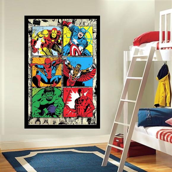 Adesivo vingadores heróis