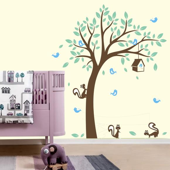 Adesivo Árvore Infantil Baby