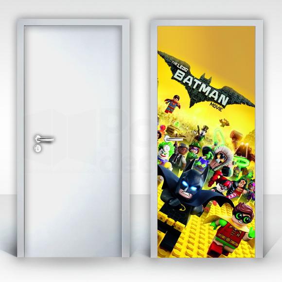 Adesivo Porta Lego Batman