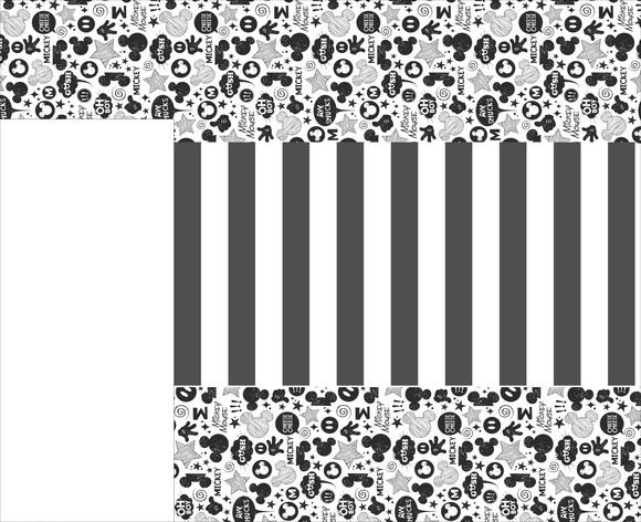 Papel de parede auto adesivo Mickey LIstras
