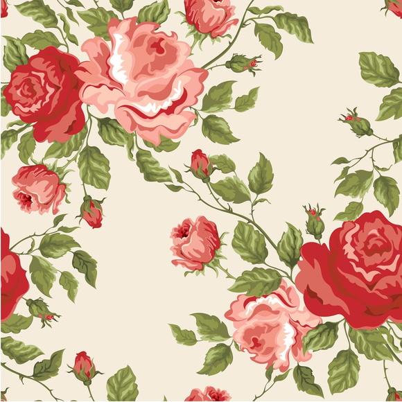 Papel de parede Floral Decor 02