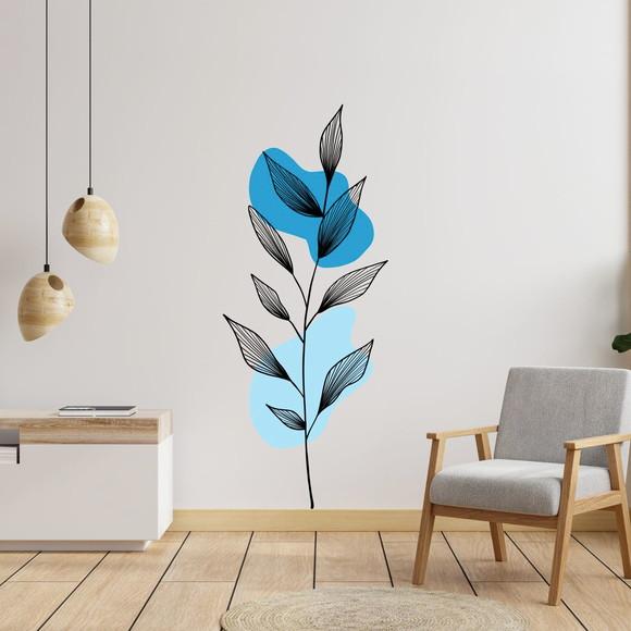 Adesivo Decorativo Parede Floral Botânico Cd01