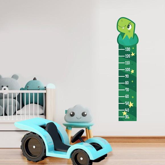 Adesivo de Parede Regua de Crescimento Infantil Dinossauro