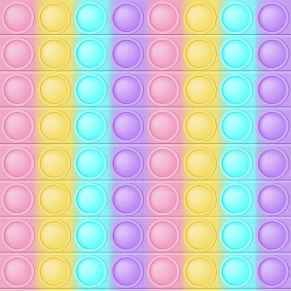 Papel De Parede Auto Adesivo Pop It Fidget Toy 300x58cm