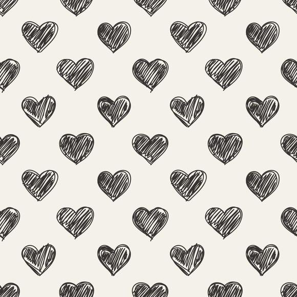 Papel de parede coração Decor 42 300x58cm