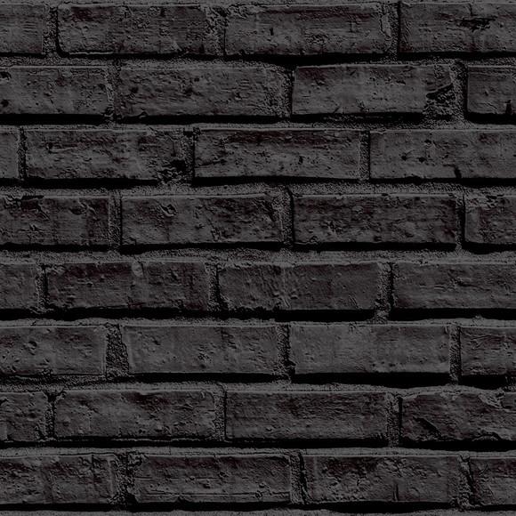 Papel de parede Tijolinho Preto
