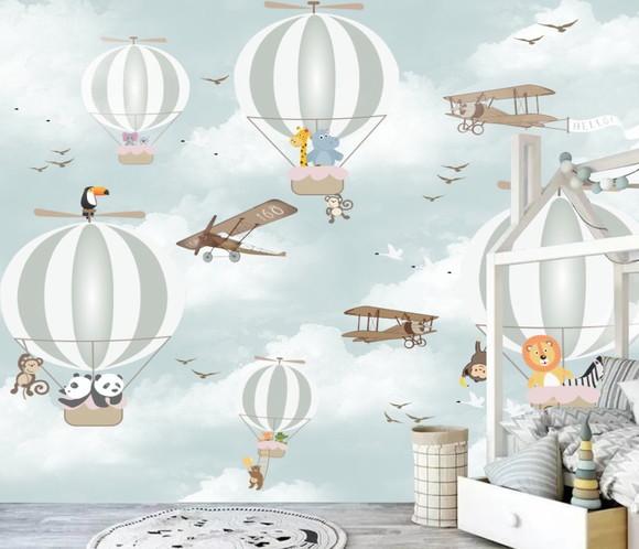 Papel de Parede Balão Safari m²