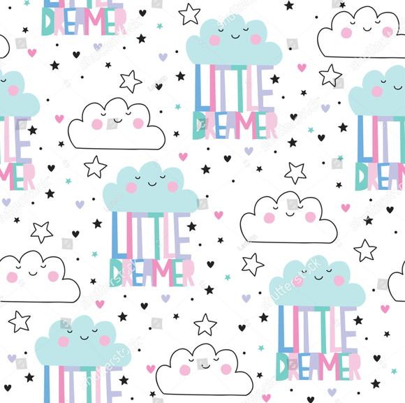 Papel de parede Nuvens Litlle Dreamer