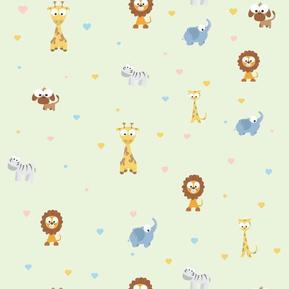 Papel de parede Zoo Safari 6 unidades 130x58