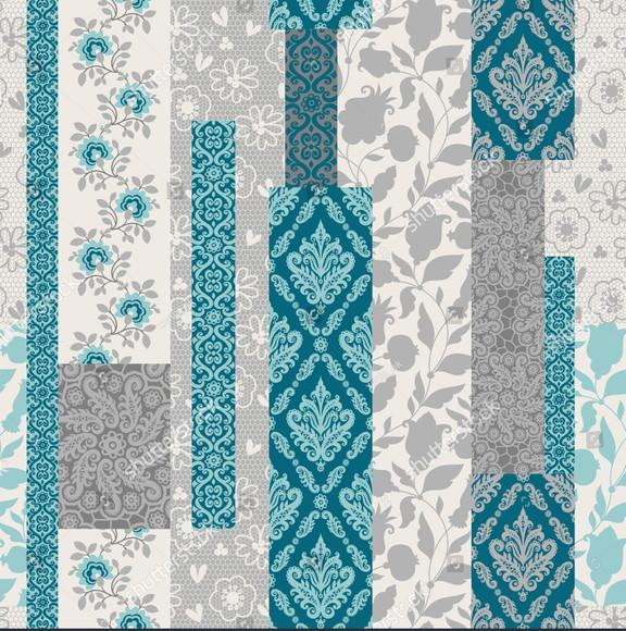 Papel de parede Arabesco Floral