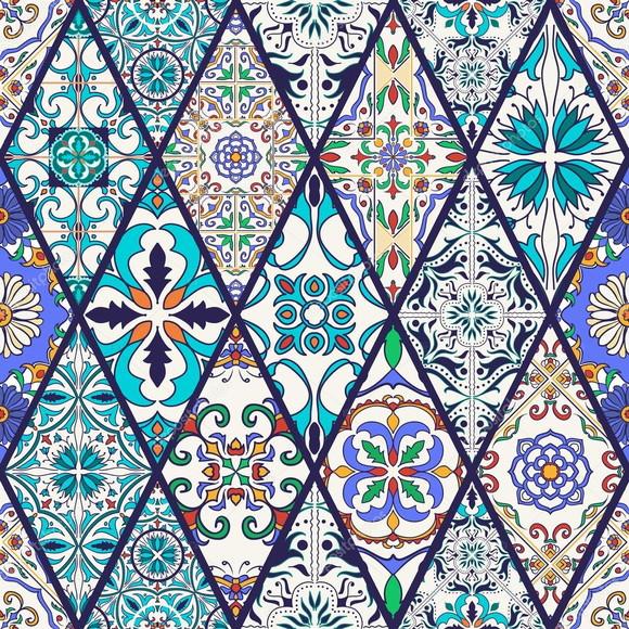 Papel de parede Azulejos Decor 04
