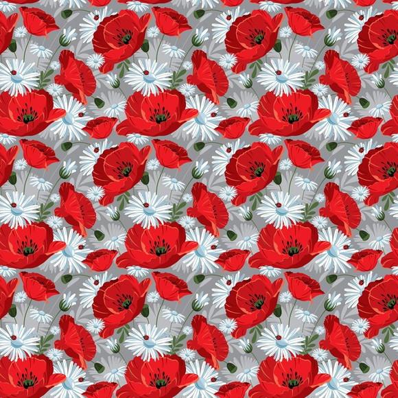 Papel De Parede Floral Rosas