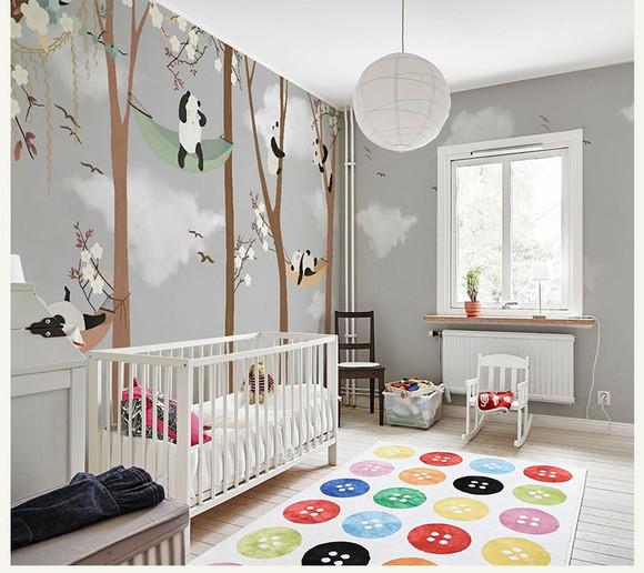 Papel de Parede Urso Panda m²