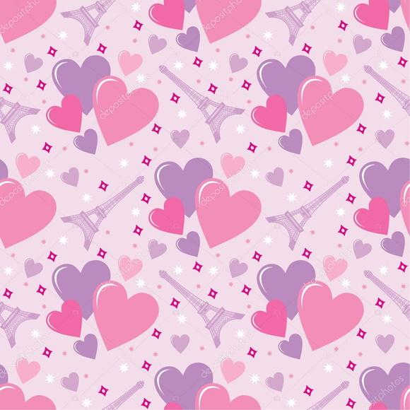 Papel de parede coração Decor 36