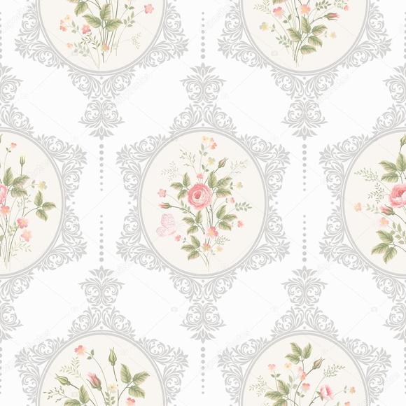 Papel de parede Floral Decor 07