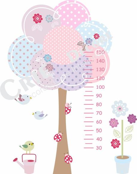 Adesivo Infantil Arvore Crescimento
