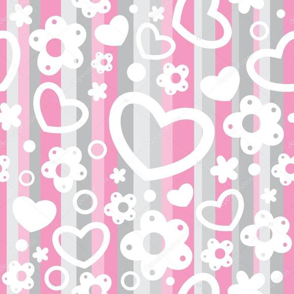 Papel de parede coração Decor 44
