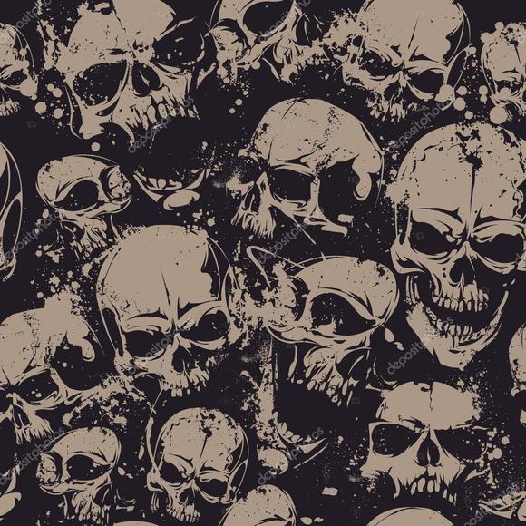 Papel de parede Caveira Decor 73