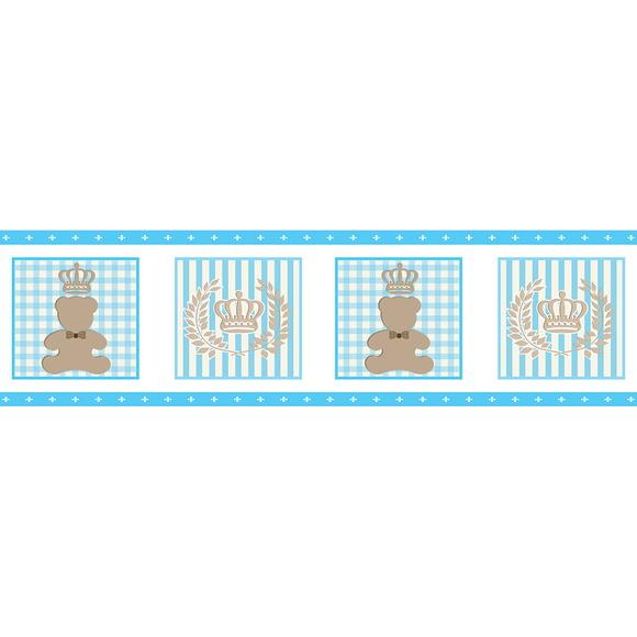 Faixa border Ursinho Azul 01