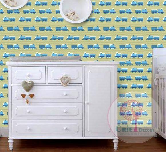 Papel de parede Trem Decor01