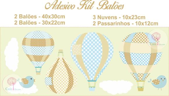 Adesivo Decorativo Balões