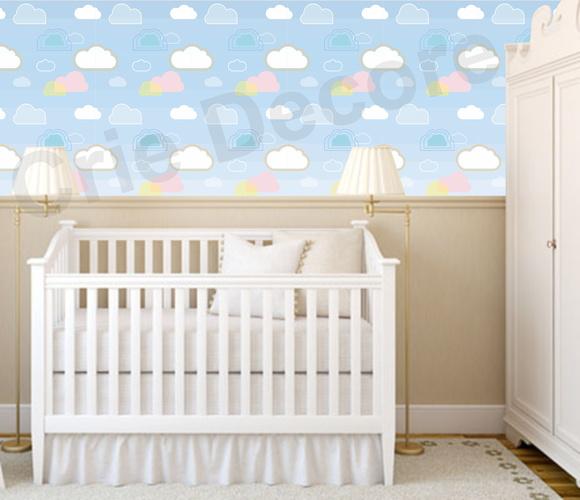 Papel de Parede Vinilico Céu Nuvens