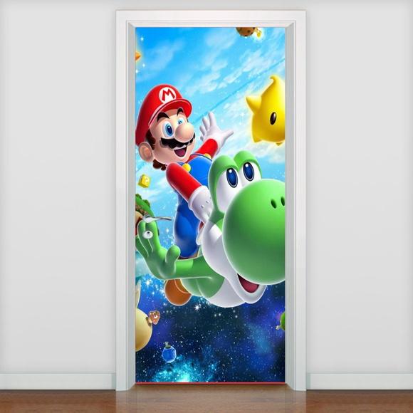 Adesivo decorativo Porta Super Mario