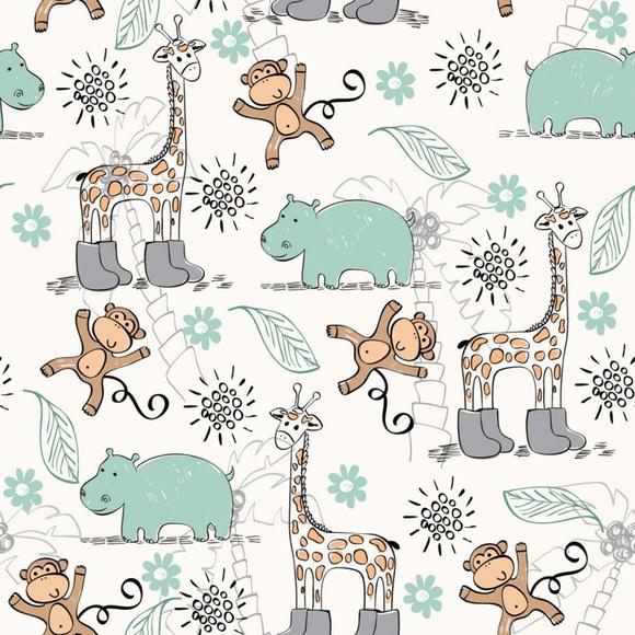Papel de parede Zoo Safari decor