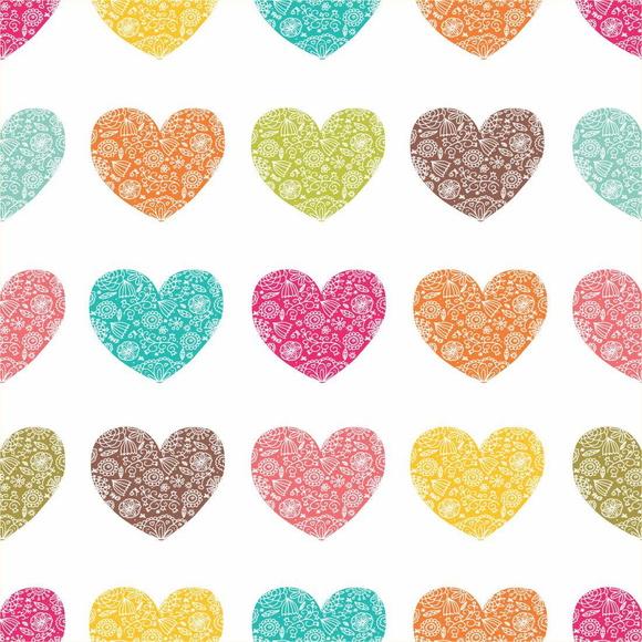 Papel de parede coração Decor 41