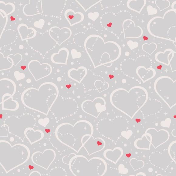 Papel de parede coração Decor 39