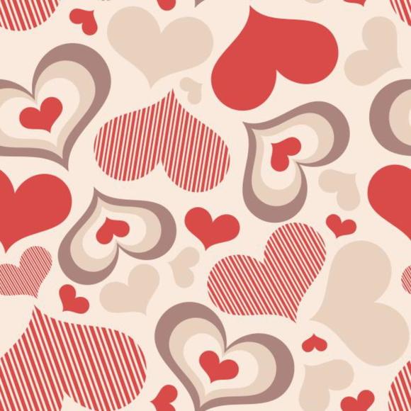Papel de parede coração Decor 31