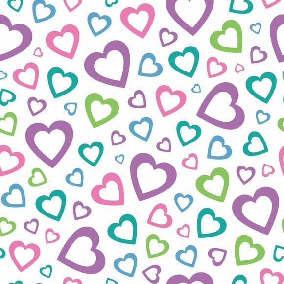 Papel de parede coração Decor 29