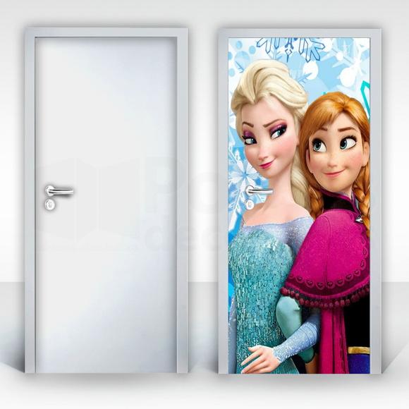 Adesivo decorativo Porta Frozen 01