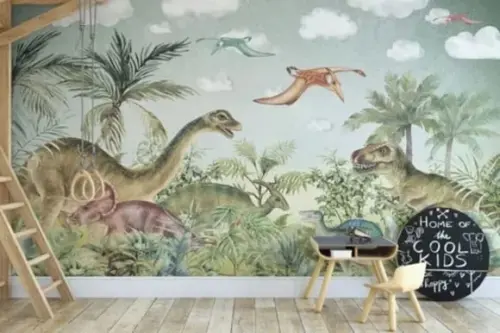 Papel de Parede Adesivo Dinossauros M²