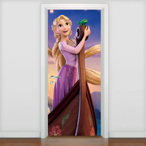 Adesivo decorativo Porta Rapunzel