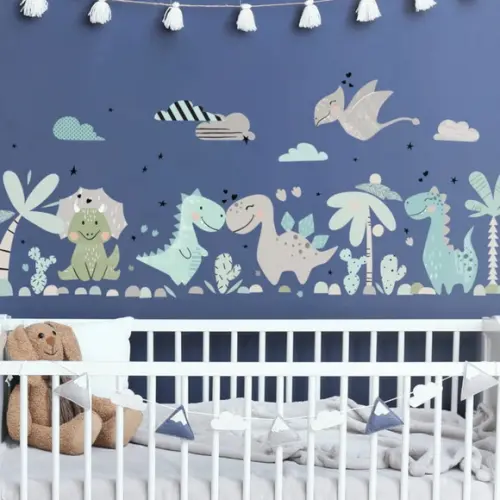 Adesivo de Parede Dinossauro Baby Infantil