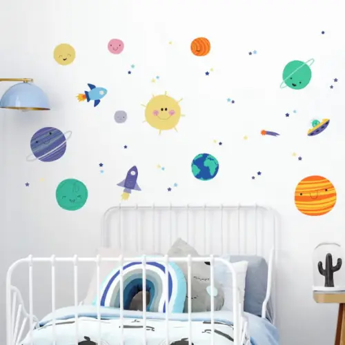 Adesivos Parede Sistema Solar Planetas