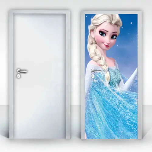 Adesivo decorativo Porta Frozen 02