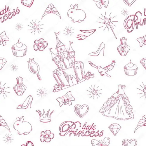 Papel de parede Princesas 300x58cm