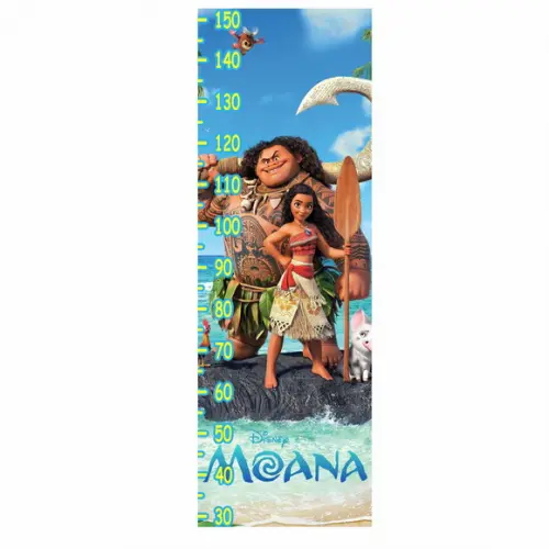 Adesivo Régua De Crescimento Moana