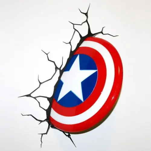 Adesivo escudo capitão america